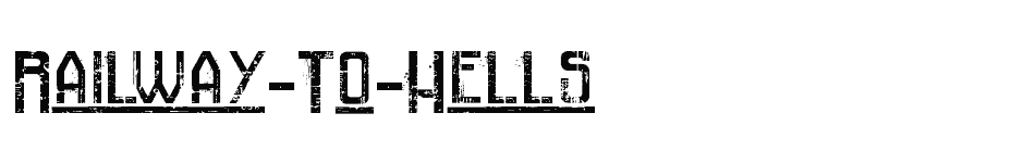 font Railway-To-Hells download