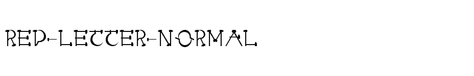 font Red-Letter-Normal download