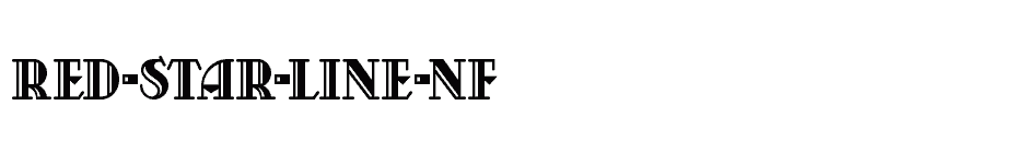 font Red-Star-Line-NF download