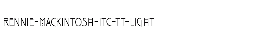 font Rennie-Mackintosh-ITC-TT-Light download