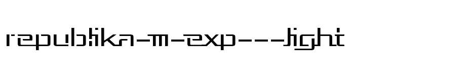 font Republika-III-Exp---Light download