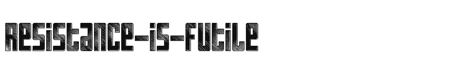 font Resistance-is-Futile download