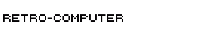 font Retro-Computer download