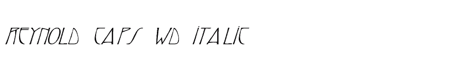 font Reynold-Caps-Wd-Italic download