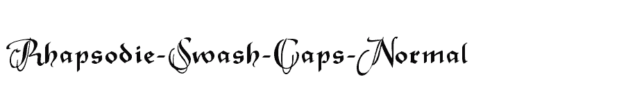 font Rhapsodie-Swash-Caps-Normal download