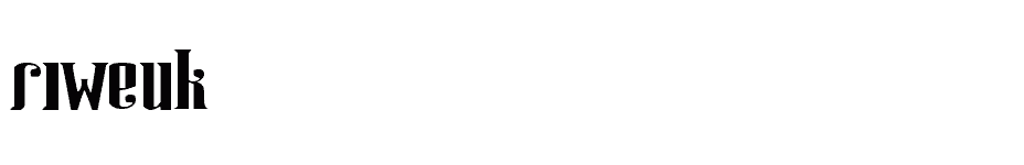 font Riweuk download