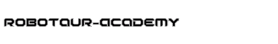 font Robotaur-Academy download