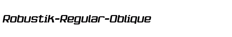 font Robustik-Regular-Oblique download