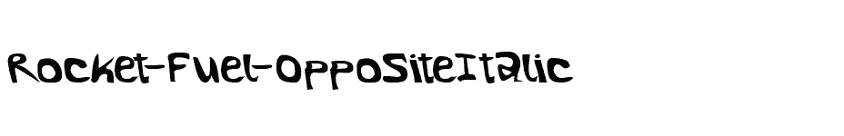 font Rocket-Fuel-OppositeItalic download