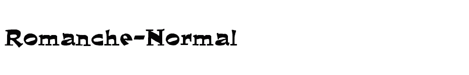 font Romanche-Normal download