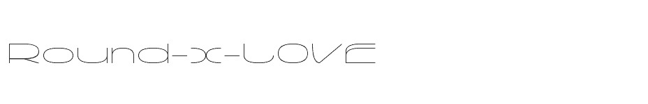 font Round-x-LOVE download