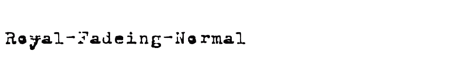 font Royal-Fadeing-Normal download