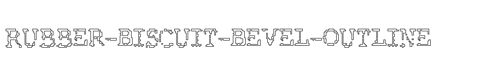 font Rubber-Biscuit-Bevel-Outline download