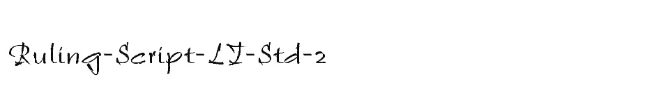 font Ruling-Script-LT-Std-2 download