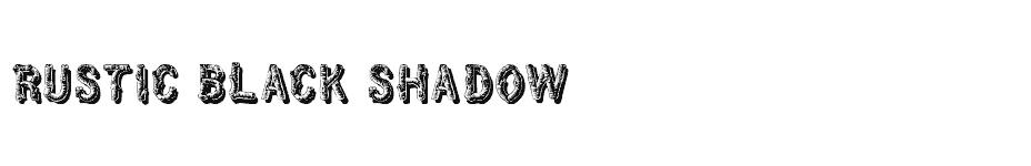 font Rustic-Black-Shadow download