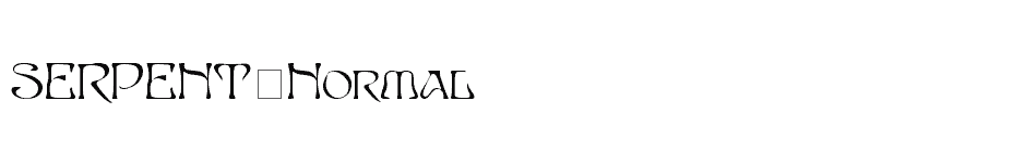 font SERPENT-Normal download