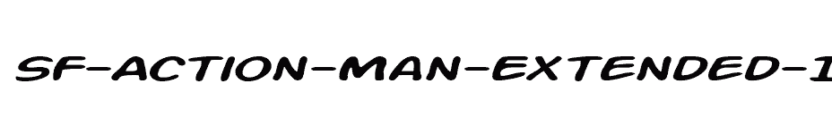 font SF-Action-Man-Extended-Italic download
