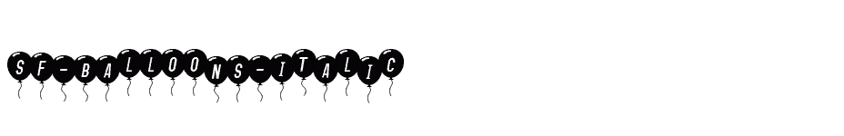 font SF-Balloons-Italic download