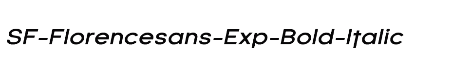 font SF-Florencesans-Exp-Bold-Italic download