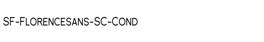 font SF-Florencesans-SC-Cond download