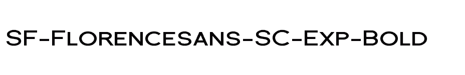 font SF-Florencesans-SC-Exp-Bold download