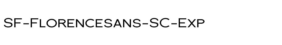 font SF-Florencesans-SC-Exp download