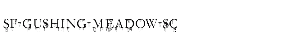 font SF-Gushing-Meadow-SC download