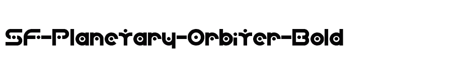 font SF-Planetary-Orbiter-Bold download