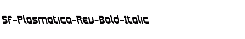 font SF-Plasmatica-Rev-Bold-Italic download
