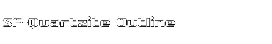 font SF-Quartzite-Outline download