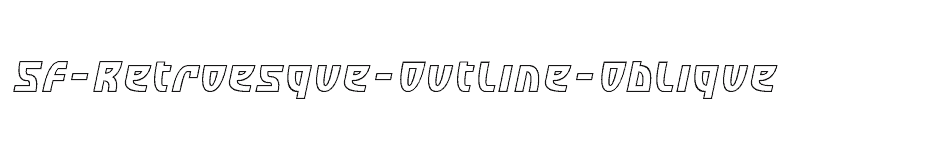 font SF-Retroesque-Outline-Oblique download