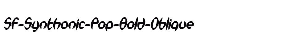 font SF-Synthonic-Pop-Bold-Oblique download