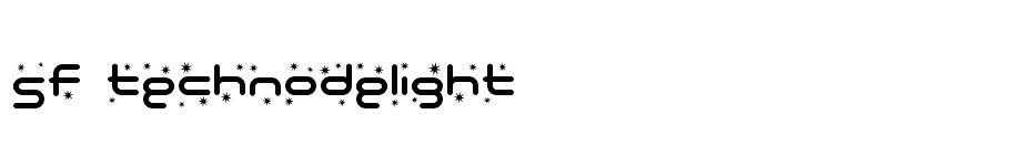 font SF-Technodelight download