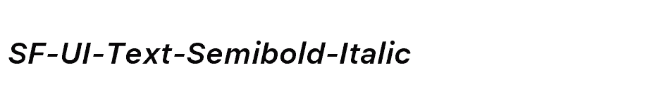font SF-UI-Text-Semibold-Italic download