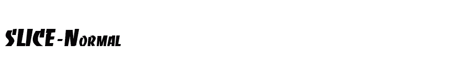 font SLICE-Normal download