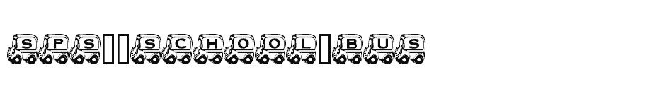 font SPs--School-Bus download