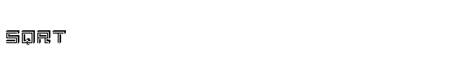 font SQRT download