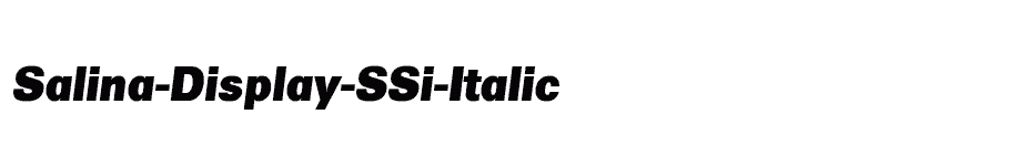 font Salina-Display-SSi-Italic download