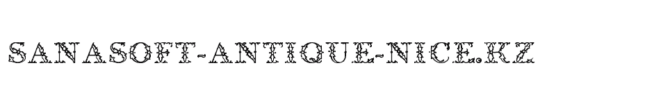 font Sanasoft-Antique-Nice.kz download