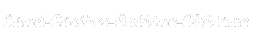 font Sand-Castles-Outline-Oblique download