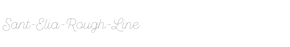 font Sant-Elia-Rough-Line download