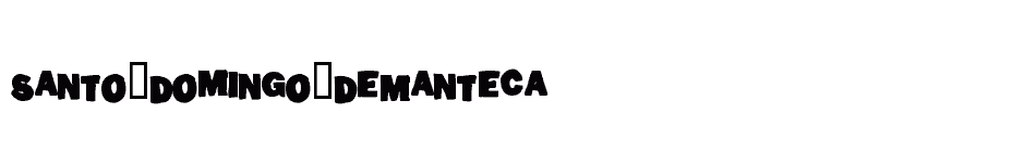 font Santo-Domingo-DeManteca download