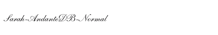 font Sarah-Andante-DB-Normal download