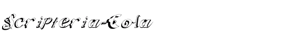 font Scripteria-Cola download