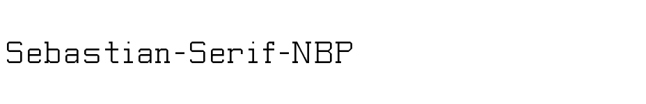 font Sebastian-Serif-NBP download