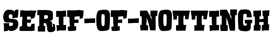 font Serif-of-Nottingham download