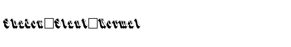 font Shadow-Slant-Normal download