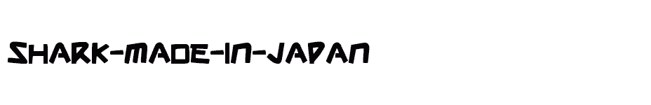 font Shark-Made-In-Japan download