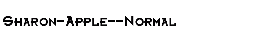 font Sharon-Apple--Normal download