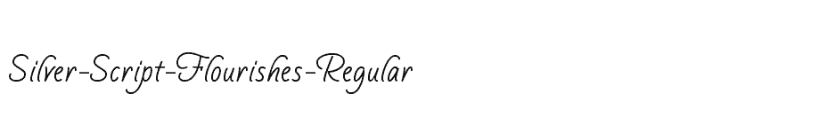 font Silver-Script-Flourishes-Regular download